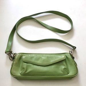 Latico Womens Leather Small Crossbody Bag Purse Clutch Apple Summer Green